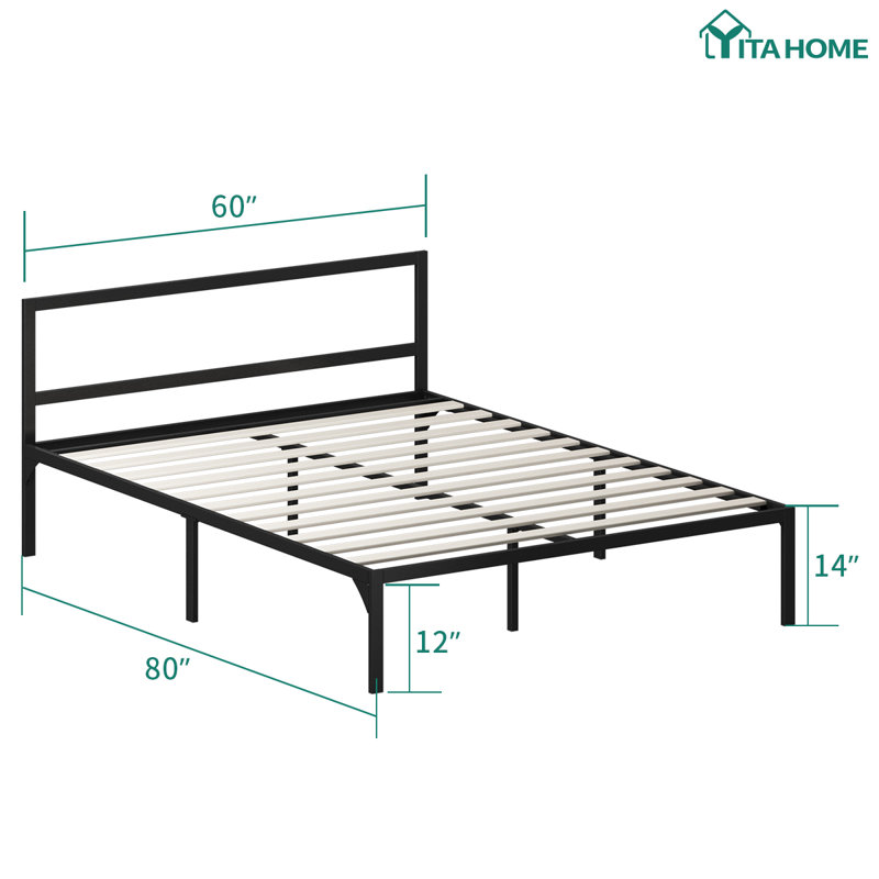 YITAHOME Metal Bed & Reviews Wayfair